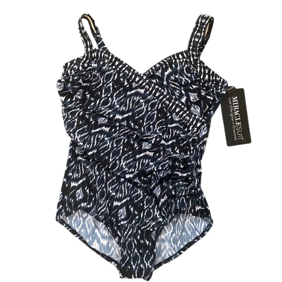 Miraclesuit Swimsuit Estilo NWT 10 lbs Lighter in 10 Seconds Women's Swim Attire - Picture 4 of 8